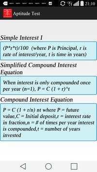 Aptitude Test screenshot 3