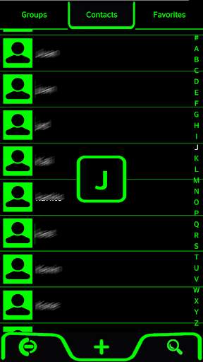 THEME NEON GREEN FOR EXDIALER screenshot 3