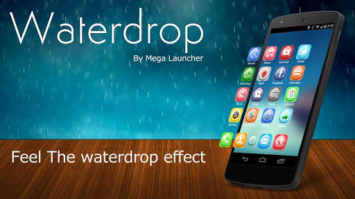 Water Drop Mega Launcher Theme screenshot 1