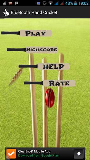 Bluetooth Hand Cricket screenshot 1