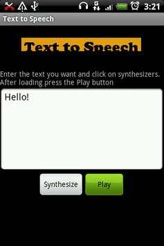 Text to Speech screenshot 2