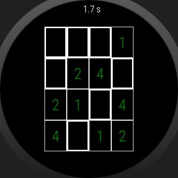 Sudoku Wear - Sudoku 4x4 for watch with Wear OS screenshot 12