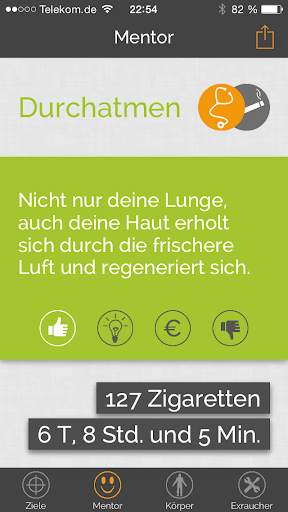 Rauchen aufhören - Smokerstop screenshot 1