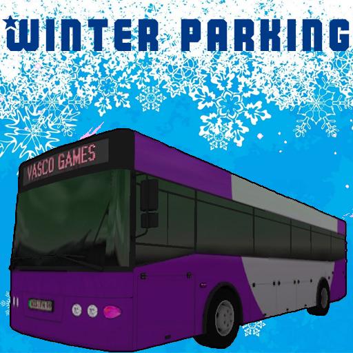Bus winter Simulator - 3D game icon