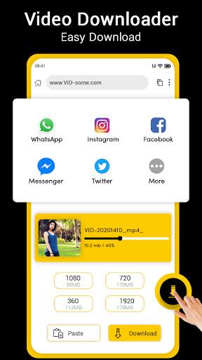 🔥 X Video Downloader - HD Video Downloader 2021 screenshot 1