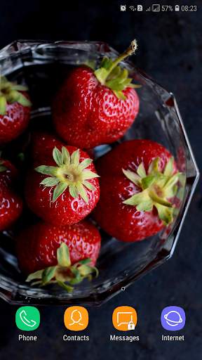 Strawberry Wallpaper 8 تصوير الشاشة