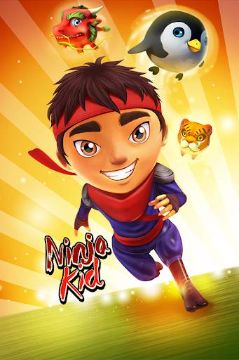 Ninja Kid Run Free - Fun Games screenshot 2