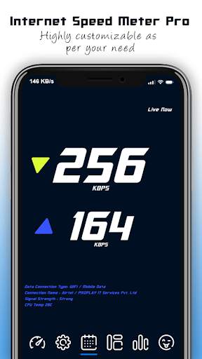 Internet Speed Meter Pro screenshot 1