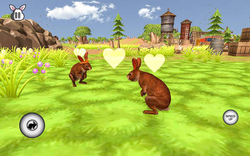 wild pet rabbit animal sims -forest predator craft screenshot 4
