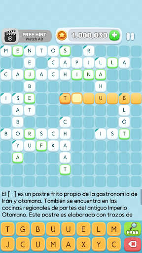 Crucigrama Examen screenshot 3