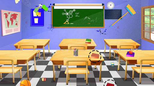 Girls High School Cleaning: Princess Room Cleanup screenshot 3