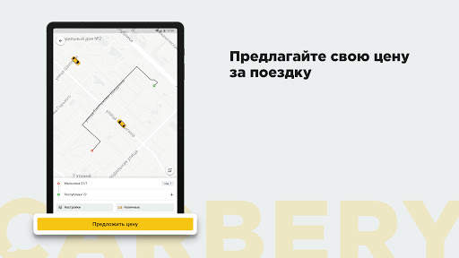 CARBERY — Заказ такси Доставка. Вы назначаете цену screenshot 10