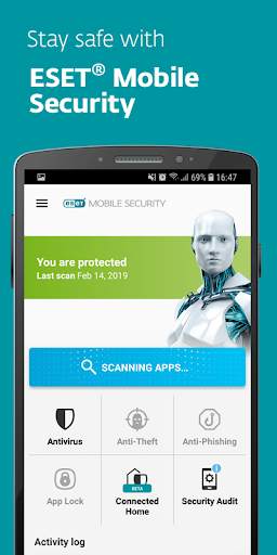 ESET Mobile Security Antivirus скриншот 1