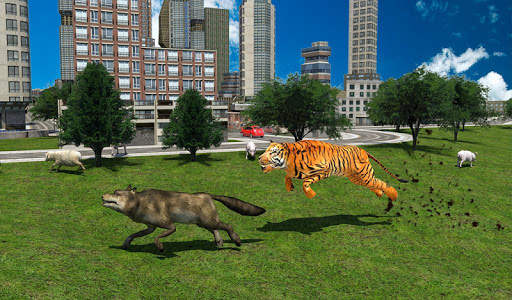 Angry Lion City Attack : Animal Hunting Simulator स्क्रीनशॉट 14