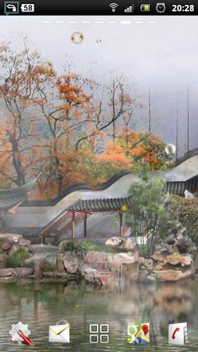 chinese garden live wallpaper screenshot 2