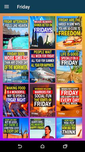 Monday to Sunday Quotes screenshot 2