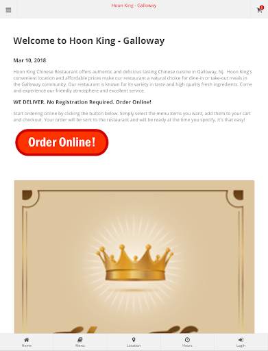 Hoon King Galloway Online Ordering screenshot 4