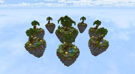Lucky Blocks Islands Mod for MCPE  6 skins screenshot 3