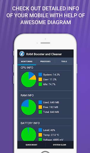 RAM Booster and Cleaner screenshot 2
