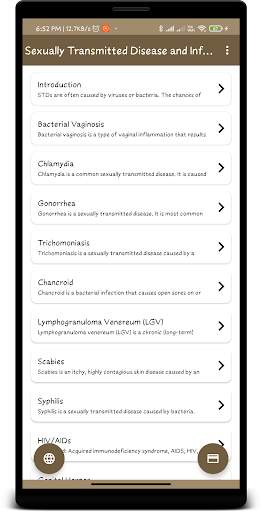 Sexual Disease and Infections screenshot 5