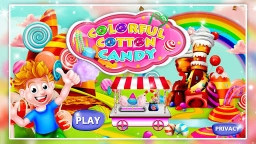Sweet Cotton Candy Shop: Candy Cooking Maker Game screenshot 1