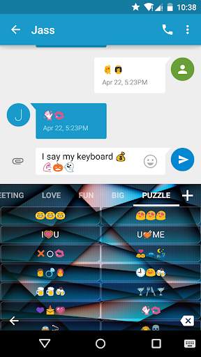 Super Square Emoji Keyboard screenshot 4