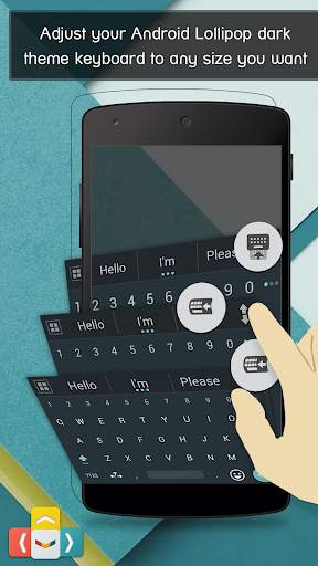 aitype Lollipop Keyboard theme screenshot 3