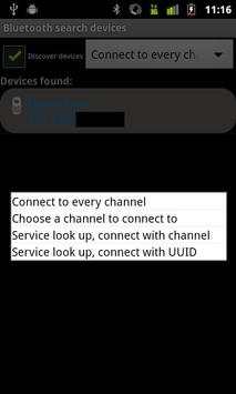 Bluetooth remote control screenshot 2