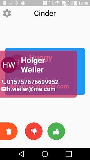 Cinder - Clean Your Contacts screenshot 3