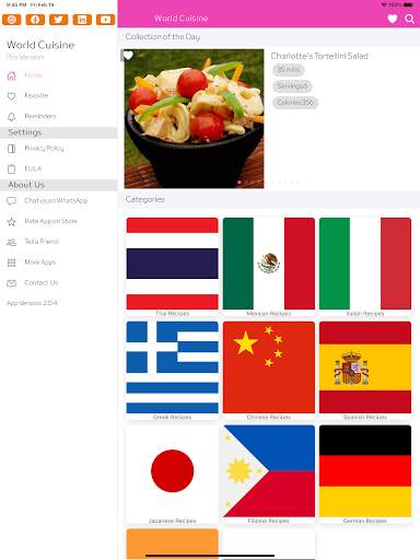 World Cuisine- Healthy Recipes screenshot 7