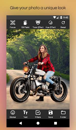 Women Bike Photo Suit Editor screenshot 4
