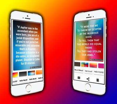 William Shakespeare Quotes Maker screenshot 5