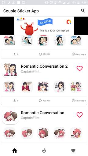 Couple Stickers For WhatsApp - WAStickerApps screenshot 5