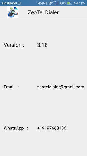 ZeoTel Dialer screenshot 3