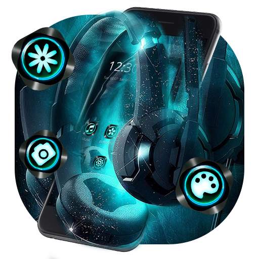 Neon Headset Music Theme 1.1.3