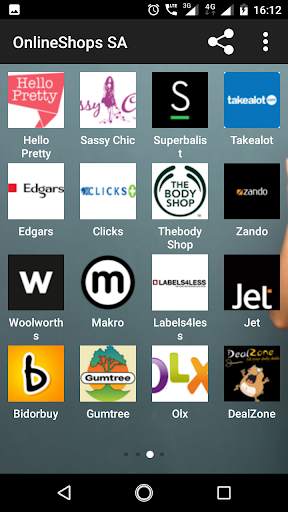 Online shopping South Africa screenshot 2