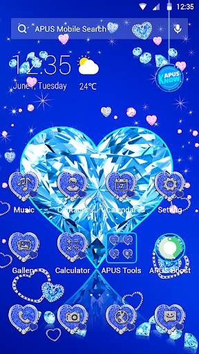 Diamond APUS Launcher theme screenshot 1