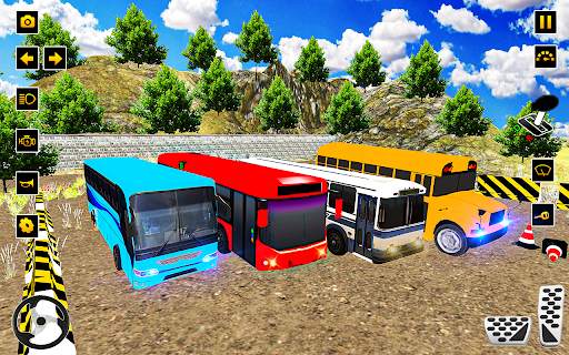 Drive Hill Coach Bus Simulator: Permainan Bas 2019 screenshot 3