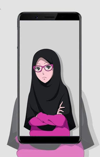 Hijab Muslimah Wallpapers Cartoon screenshot 4