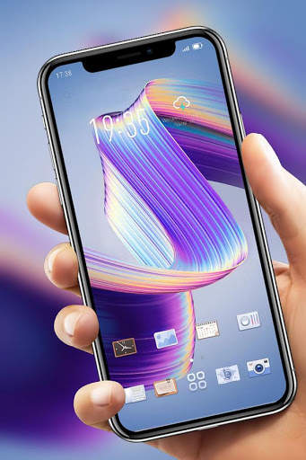 Colorful Cool Techno Spark 3 theme HD launcher screenshot 4