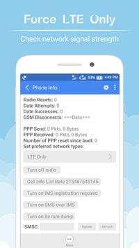 Force LTE Only - 4G Network Software for VoLTE 2 تصوير الشاشة
