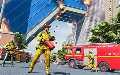 FireFighter Truck Driving Game screenshot 2