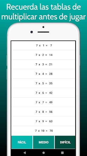 Tablas de Multiplicación screenshot 4