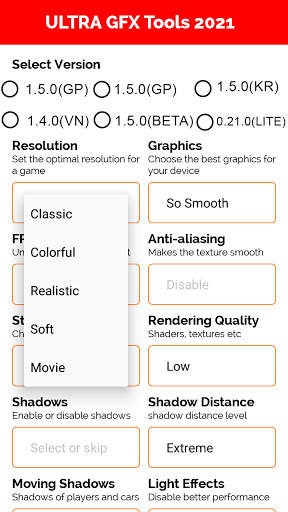 ULTRA GFX Tools 2021 - Launcher & Optimizer screenshot 6