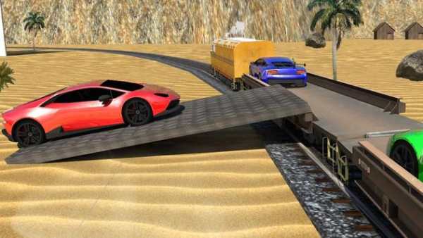 Crazy Car Cargo Train Driving 3D screenshot 4