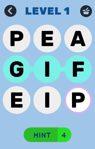 Food Search - Word Game screenshot 1