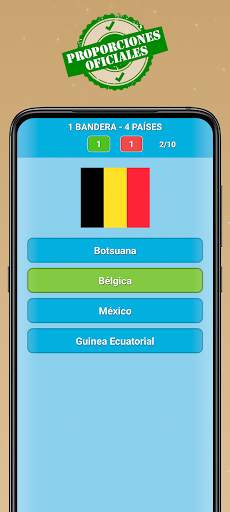 Países, capitales y banderas del mundo - geografía screenshot 2