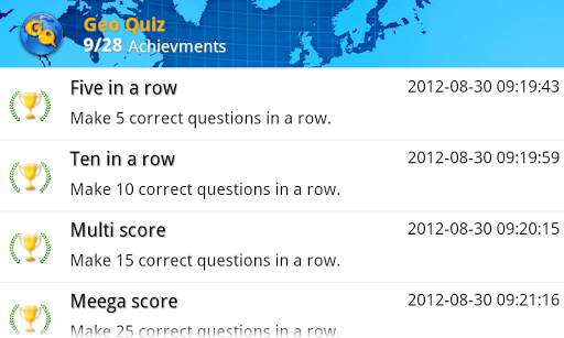 Geo Quiz screenshot 8