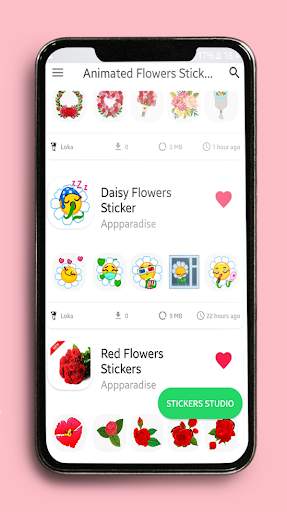 Animated Flowers Stickers for Whatsapp GIF 🌹 💐 screenshot 3