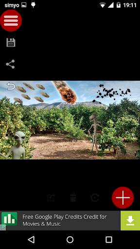 Put UFOs & Aliens stickers in your pics screenshot 6